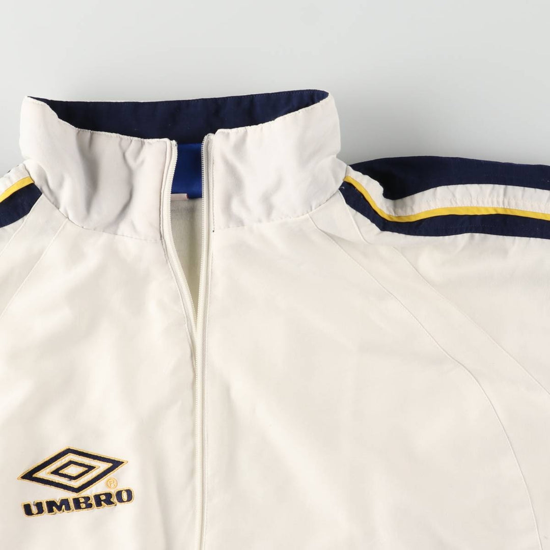 90'S Umbro Windbreaker Men's XL Vintage polyester white type Vintage Second Hand