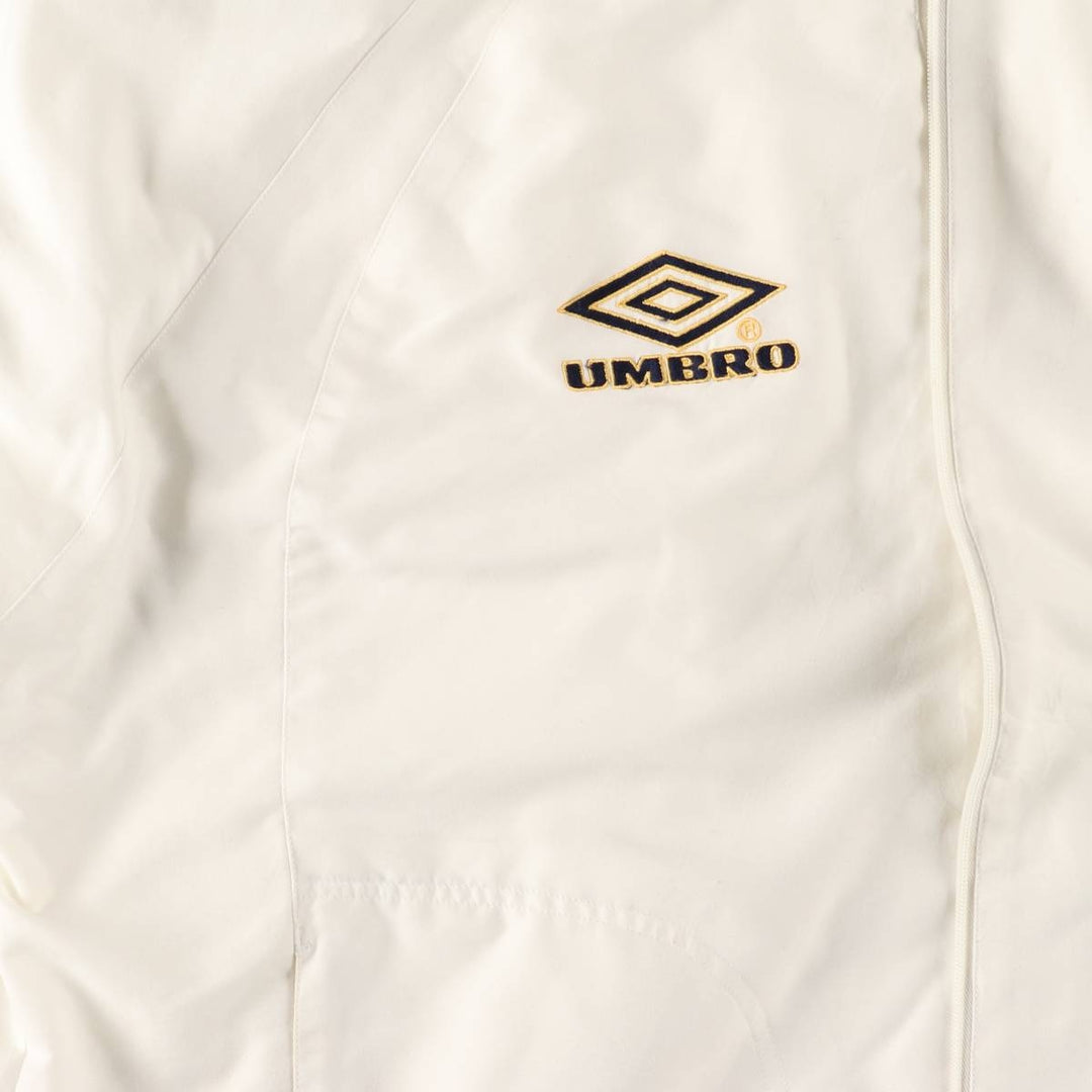 90'S Umbro Windbreaker Men's XL Vintage polyester white type Vintage Second Hand