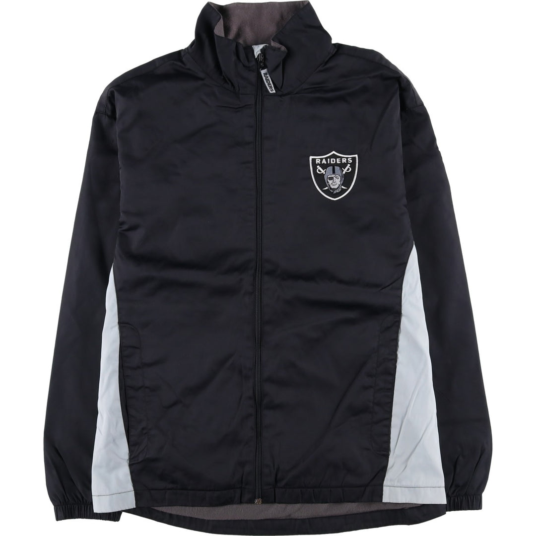 NFL LAS VEGAS RAIDERS Nylon Jacket, Men's, Size XL Nylon black type Vintage Second Hand