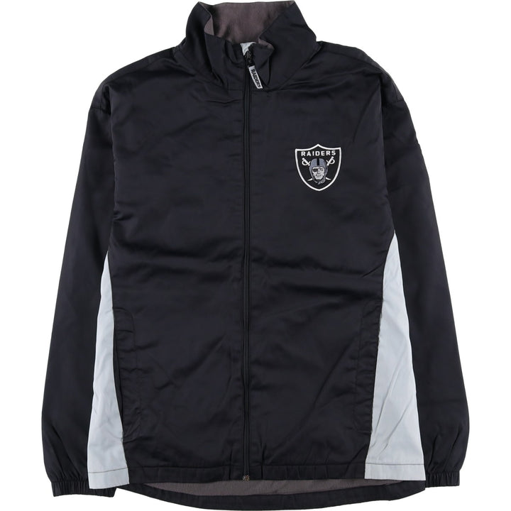 NFL LAS VEGAS RAIDERS Nylon Jacket, Men's, Size XL Nylon black type Vintage Second Hand