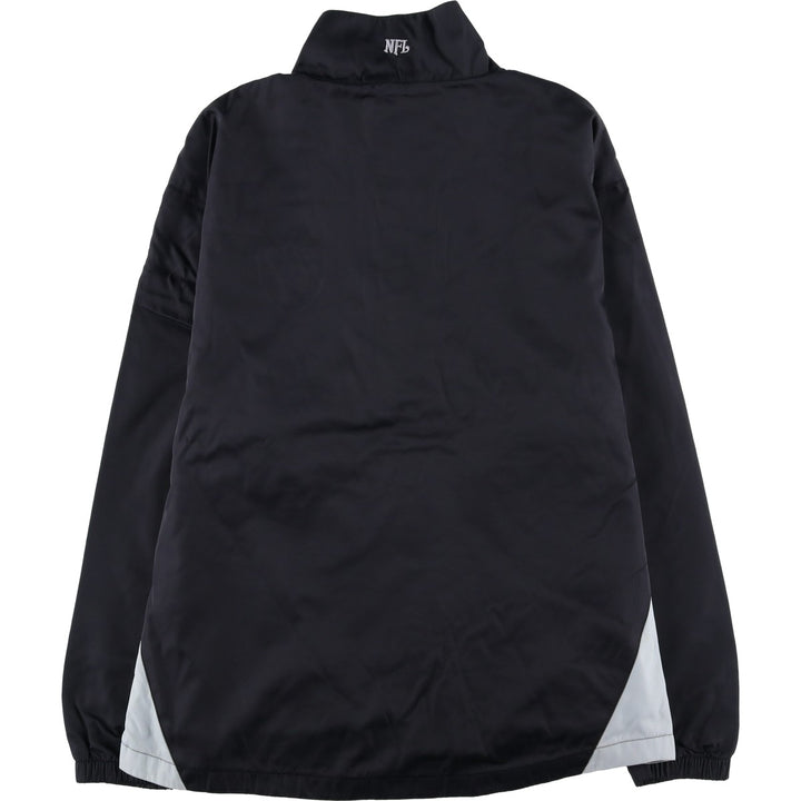 NFL LAS VEGAS RAIDERS Nylon Jacket, Men's, Size XL Nylon black type Vintage Second Hand