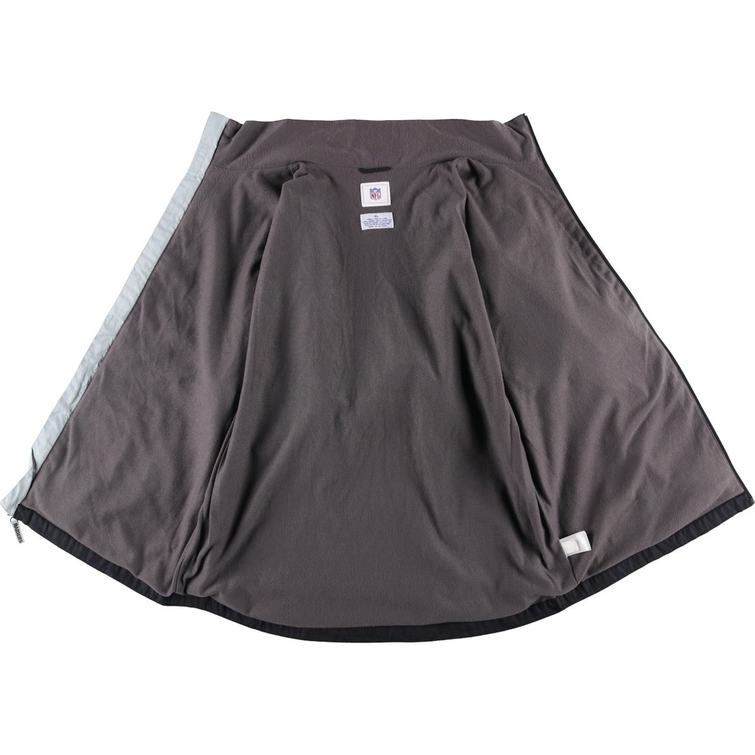 NFL LAS VEGAS RAIDERS Nylon Jacket, Men's, Size XL Nylon black type Vintage Second Hand