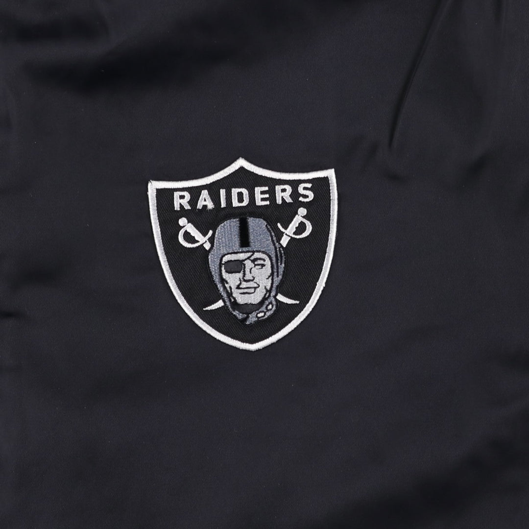 NFL LAS VEGAS RAIDERS Nylon Jacket, Men's, Size XL Nylon black type Vintage Second Hand