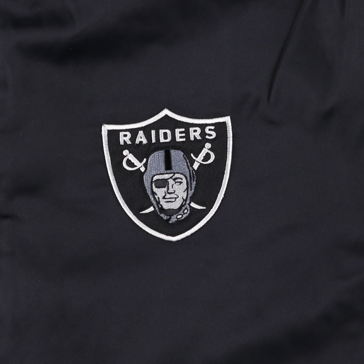 NFL LAS VEGAS RAIDERS Nylon Jacket, Men's, Size XL Nylon black type Vintage Second Hand