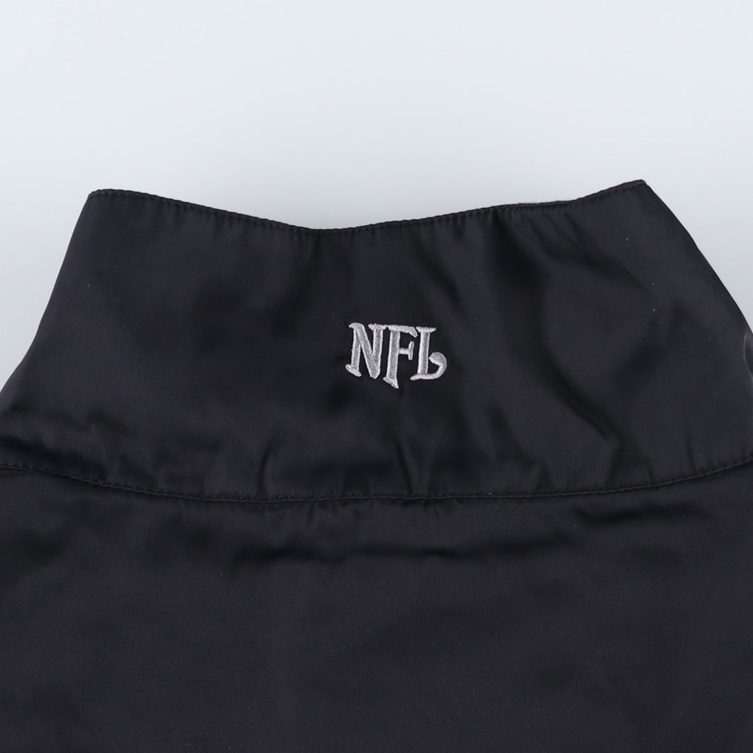 NFL LAS VEGAS RAIDERS Nylon Jacket, Men's, Size XL Nylon black type Vintage Second Hand