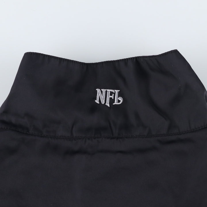 NFL LAS VEGAS RAIDERS Nylon Jacket, Men's, Size XL Nylon black type Vintage Second Hand