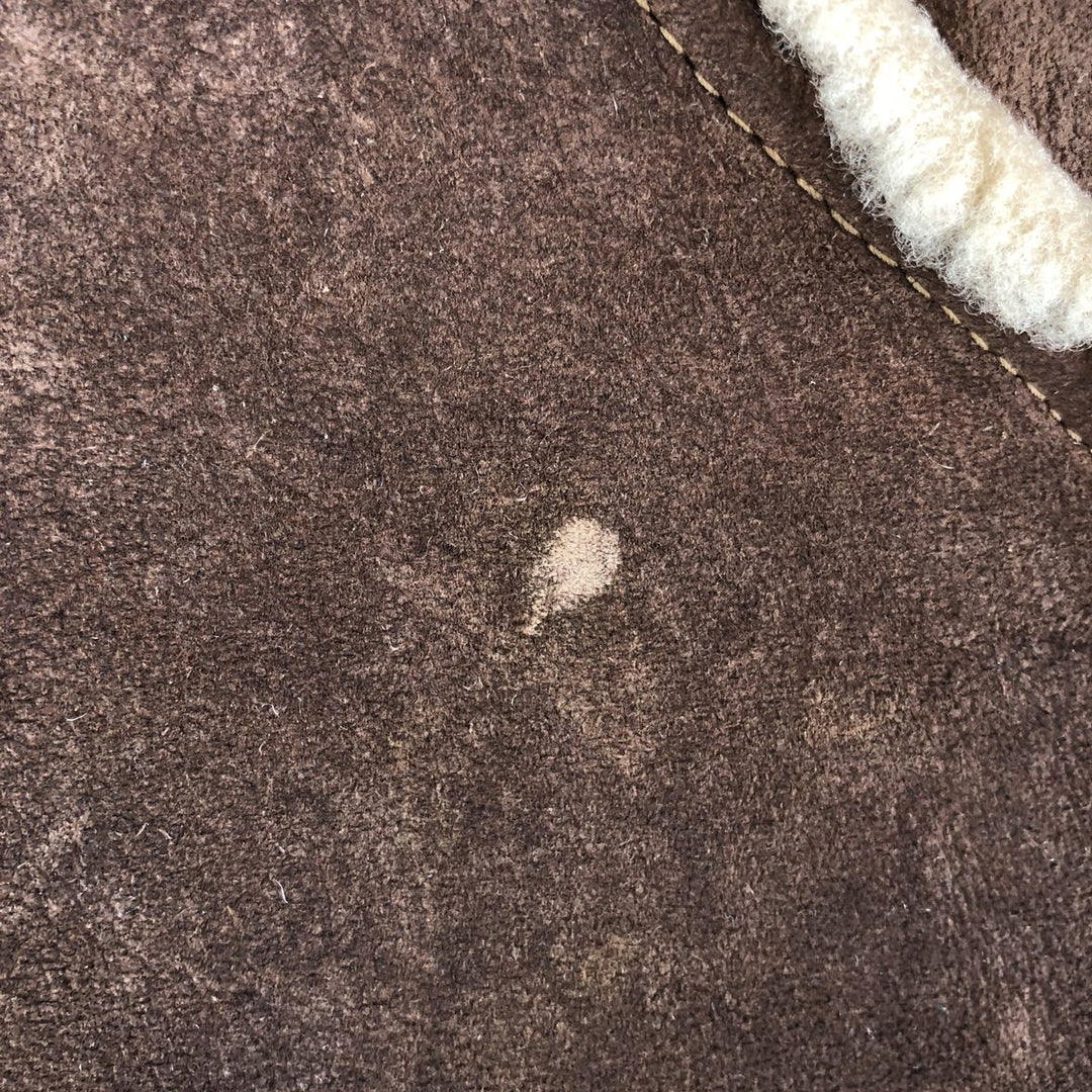 Vintage 1970'S Ranchero sheepskin jacket, made in the USA, size M, women's unclear brown type Vintage Second Hand