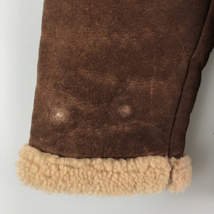 Vintage 1970'S Ranchero sheepskin jacket, made in the USA, size M, women's unclear brown type Vintage Second Hand