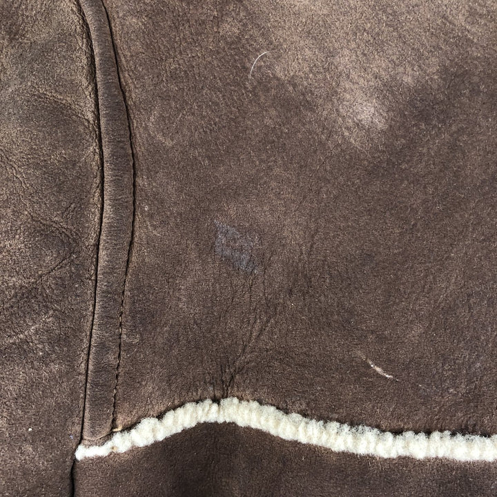 Vintage 1970'S Ranchero sheepskin jacket, made in the USA, size M, women's unclear brown type Vintage Second Hand