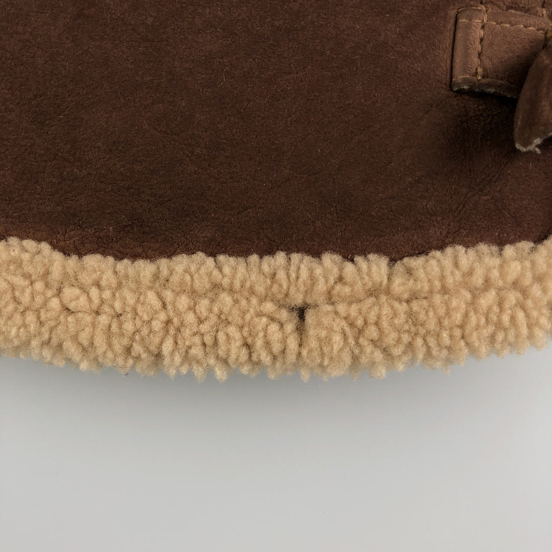 Vintage 1970'S Ranchero sheepskin jacket, made in the USA, size M, women's unclear brown type Vintage Second Hand