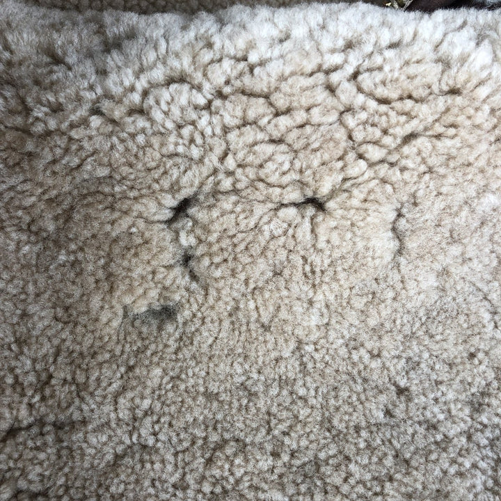 Vintage 1970'S Ranchero sheepskin jacket, made in the USA, size M, women's unclear brown type Vintage Second Hand