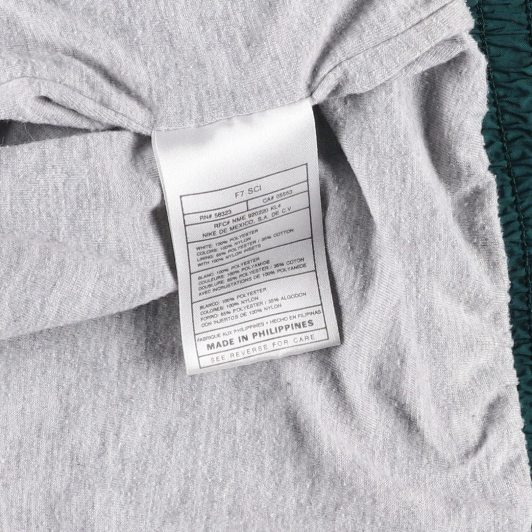 90'S Nike Windbreaker Men's Size L Vintage polyester green type Vintage Second Hand