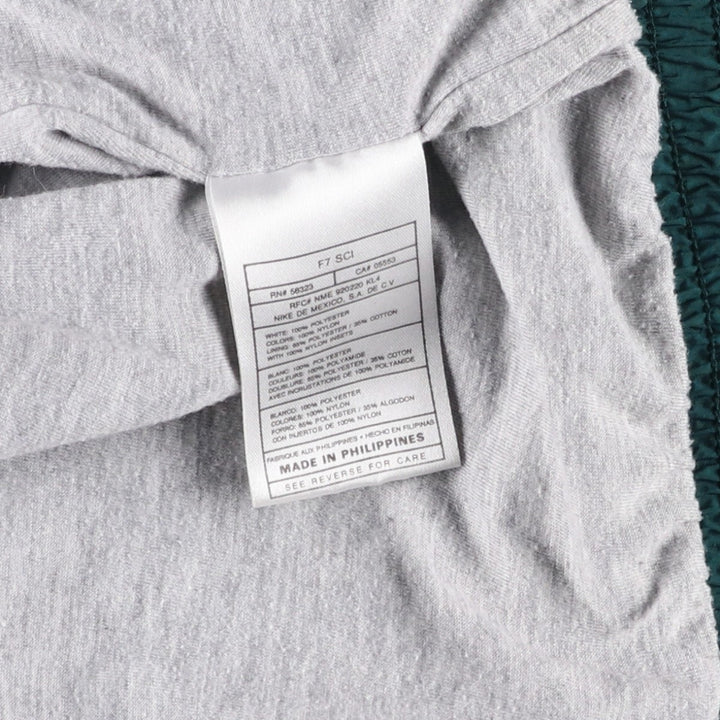 90'S Nike Windbreaker Men's Size L Vintage polyester green type Vintage Second Hand