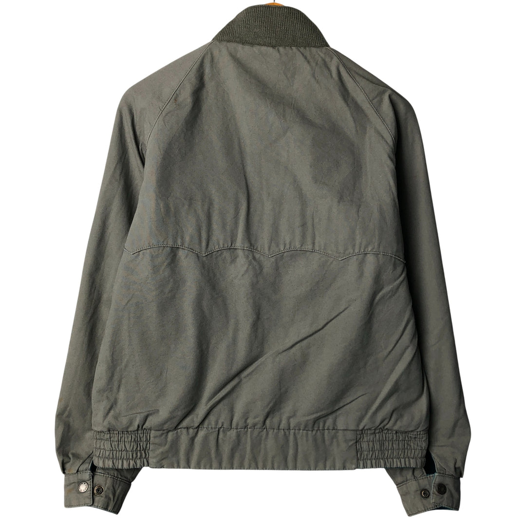 Lacoste Reversible Corduroy Harrington Jacket, Swing Top, Men's Size Medium cotton turquoise blue Vintage Second Hand