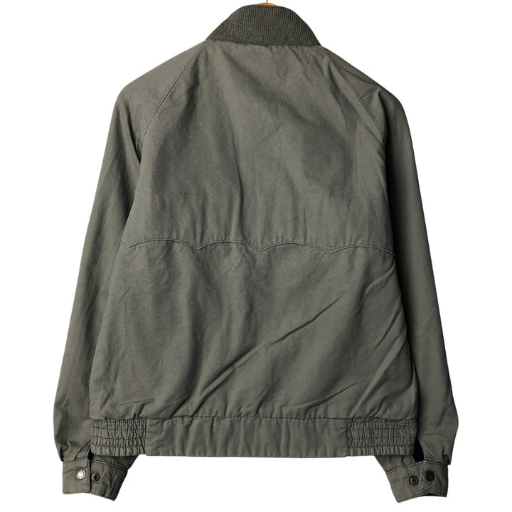 Lacoste Reversible Corduroy Harrington Jacket, Swing Top, Men's Size Medium cotton turquoise blue Vintage Second Hand