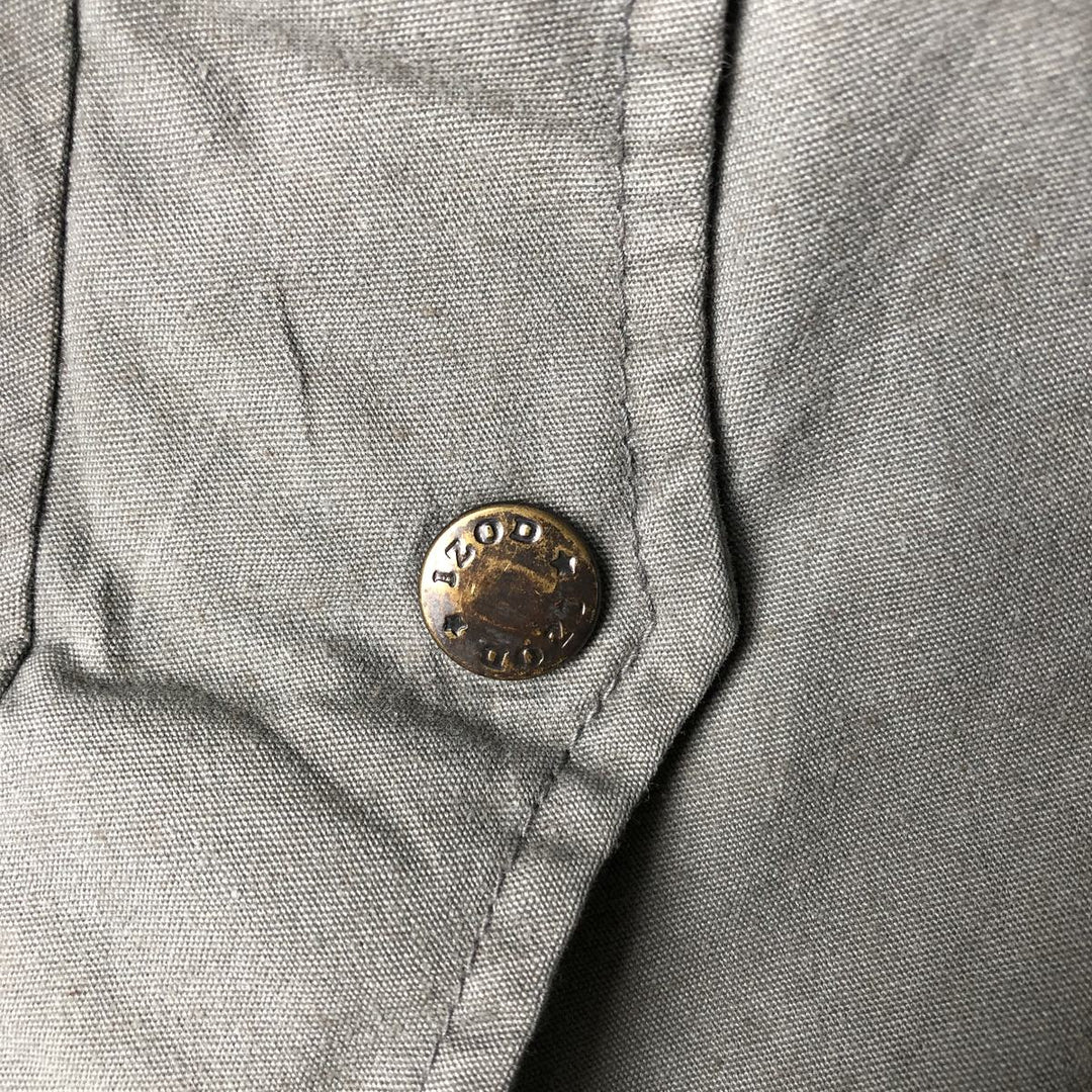 Lacoste Reversible Corduroy Harrington Jacket, Swing Top, Men's Size Medium cotton turquoise blue Vintage Second Hand