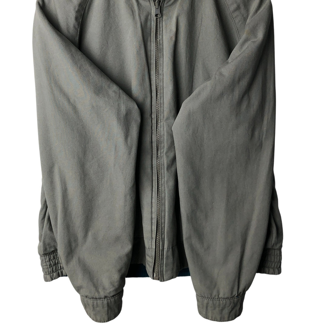 Lacoste Reversible Corduroy Harrington Jacket, Swing Top, Men's Size Medium cotton turquoise blue Vintage Second Hand