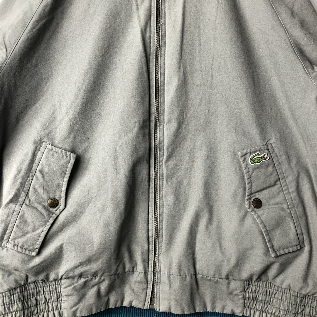 Lacoste Reversible Corduroy Harrington Jacket, Swing Top, Men's Size Medium cotton turquoise blue Vintage Second Hand