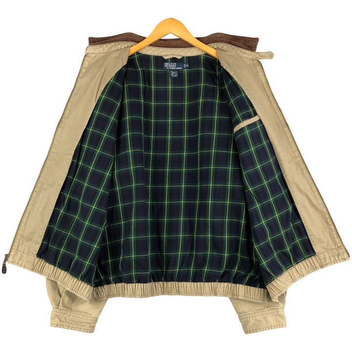 Ralph Lauren POLO by Ralph Lauren Swing Top Sports Jacket Men's XXL cotton Beige type Vintage Second Hand