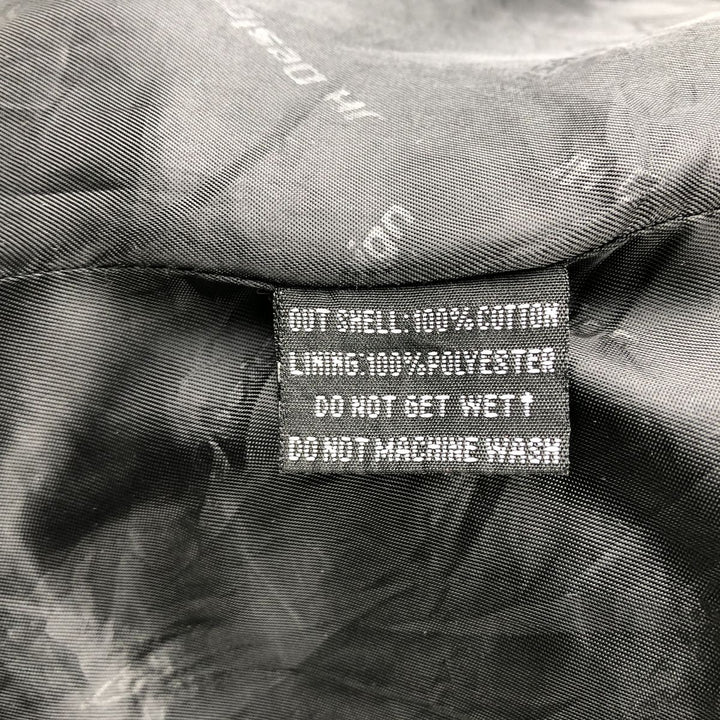 90s-00'S JH Design Oversized Racing Jacket, Men's XXXL cotton black type Vintage Second Hand