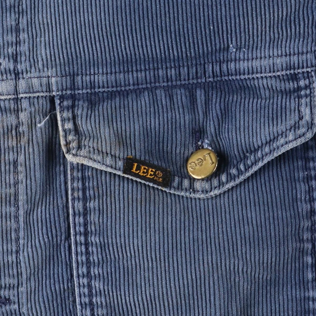 Lee Corduroy Jacket, Men's Size L unclear blue type Vintage Second Hand