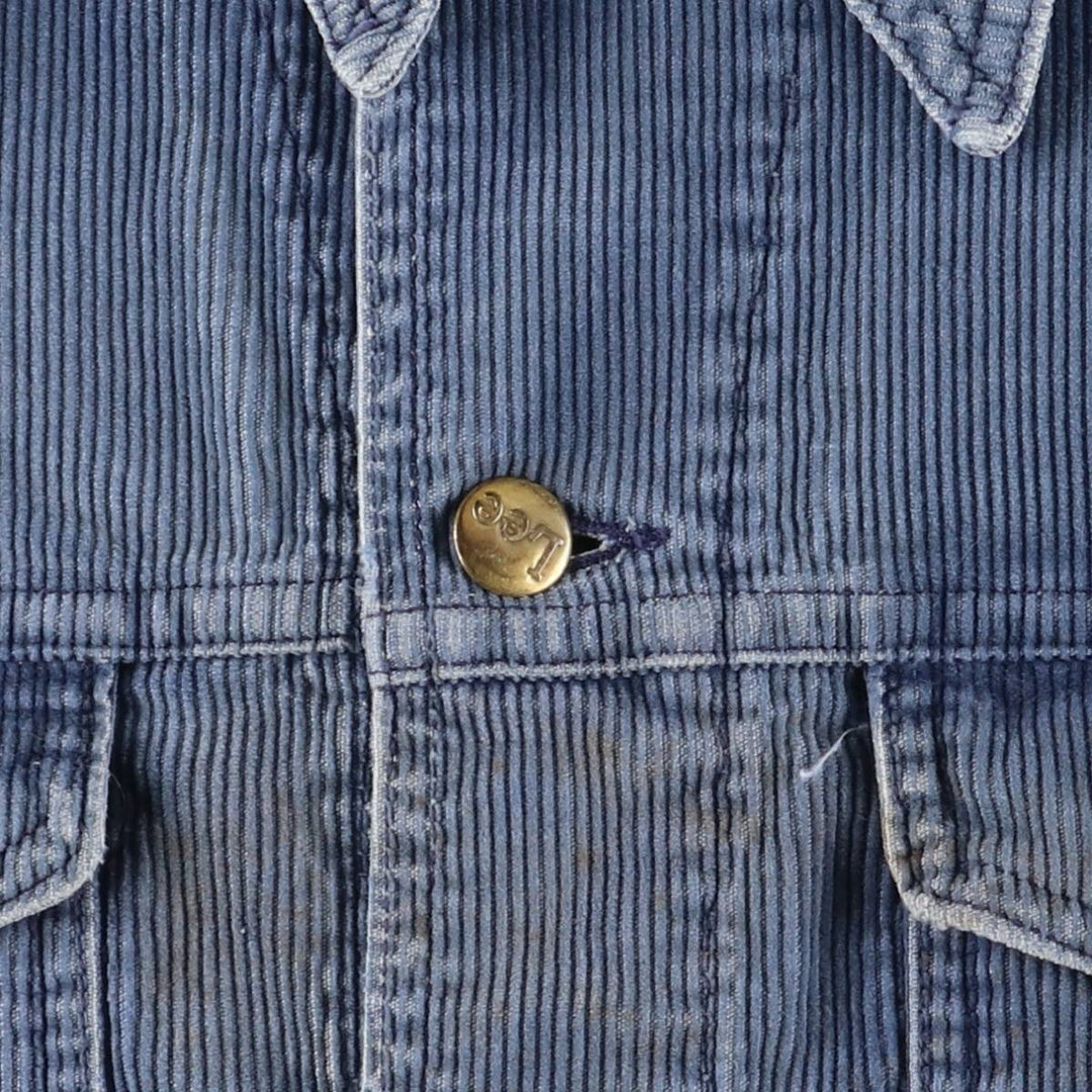 Lee Corduroy Jacket, Men's Size L unclear blue type Vintage Second Hand