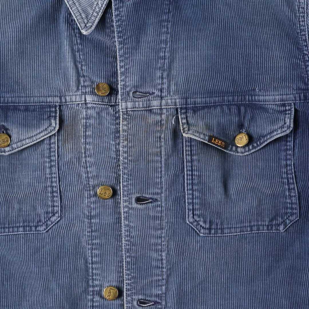 Lee Corduroy Jacket, Men's Size L unclear blue type Vintage Second Hand