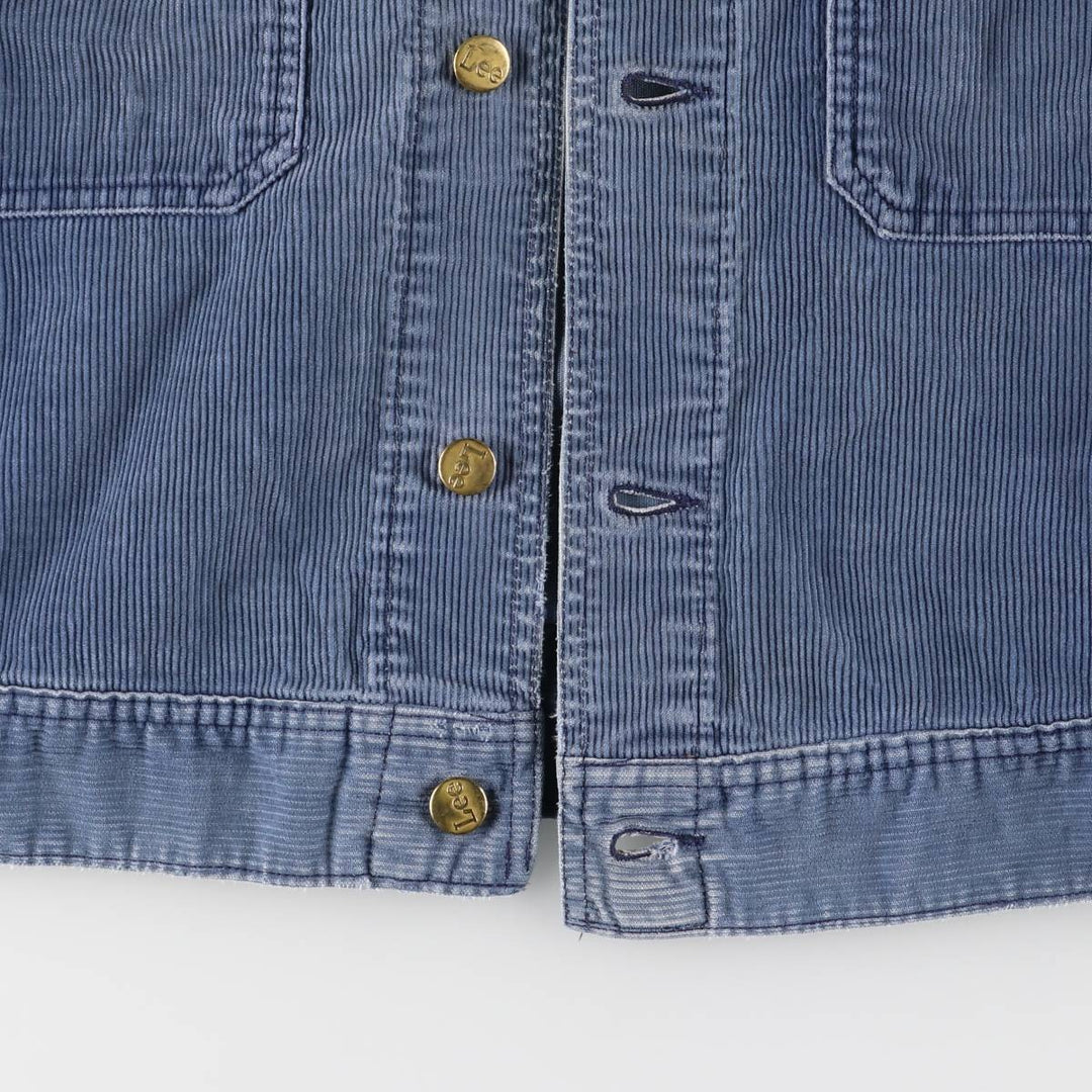 Lee Corduroy Jacket, Men's Size L unclear blue type Vintage Second Hand