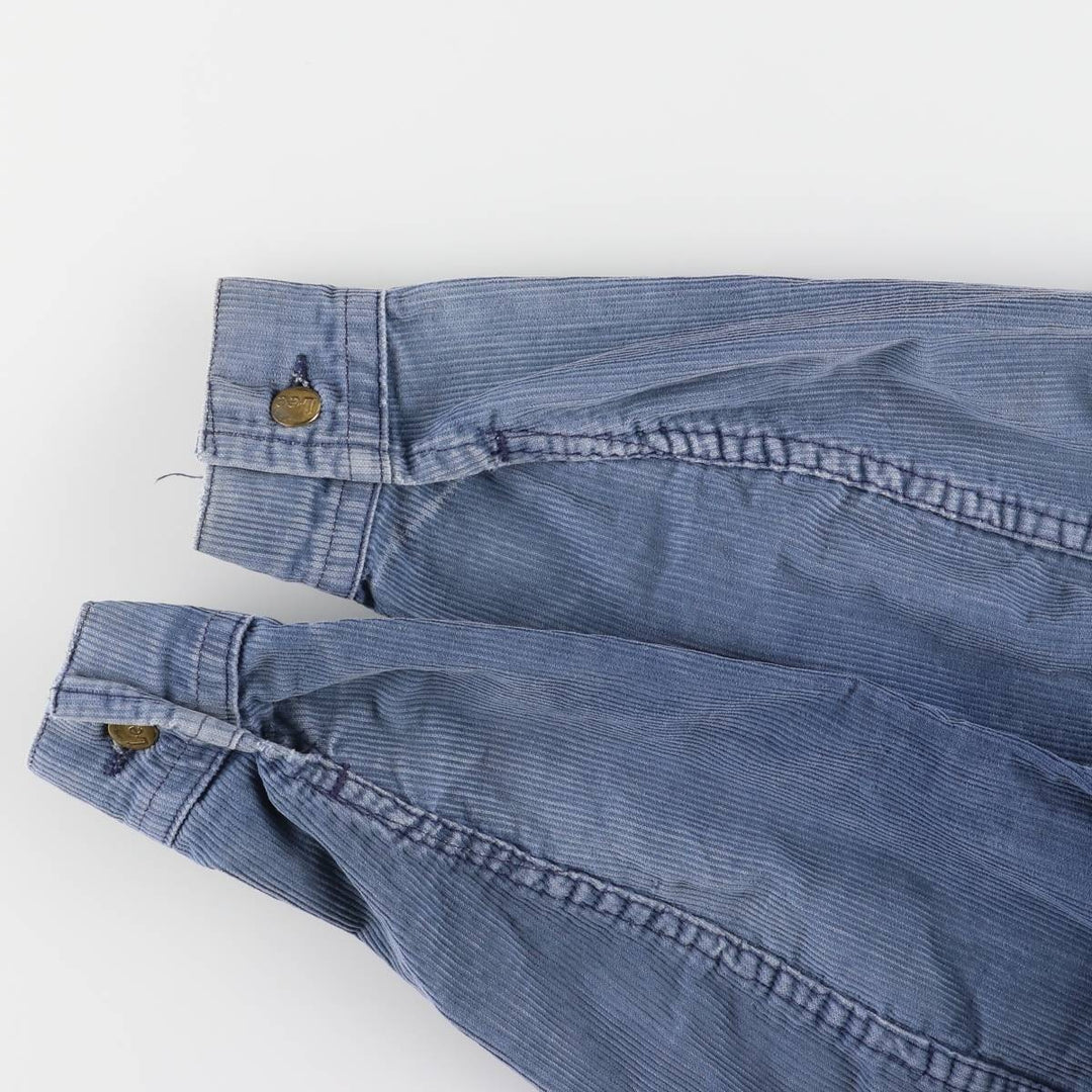 Lee Corduroy Jacket, Men's Size L unclear blue type Vintage Second Hand