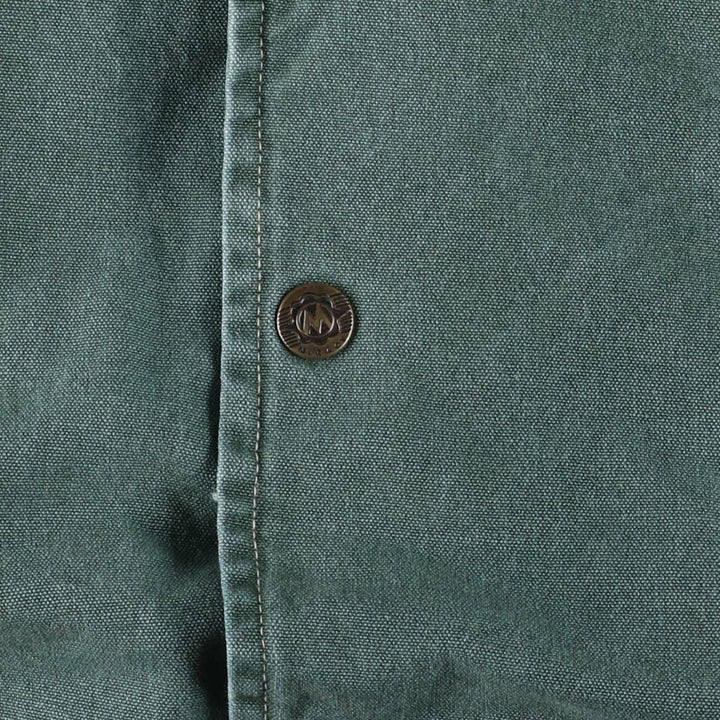 MIRAGE Padded Varsity Jacket, Men's Size L, Vintage cotton green type Vintage Second Hand
