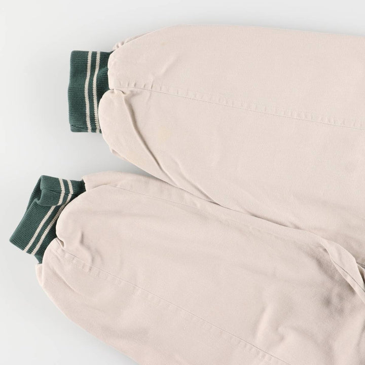 MIRAGE Padded Varsity Jacket, Men's Size L, Vintage cotton green type Vintage Second Hand