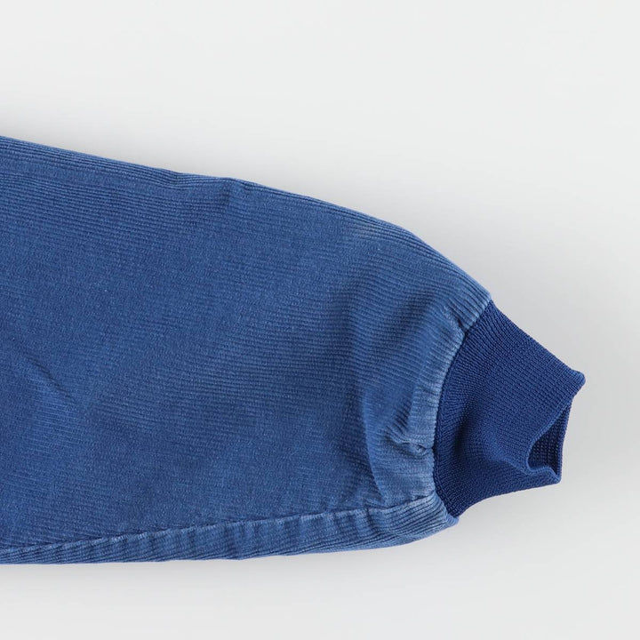 K-BRAND Corduroy Blouson, Made in USA, Men's Size L, Vintage cotton blue type Vintage Second Hand