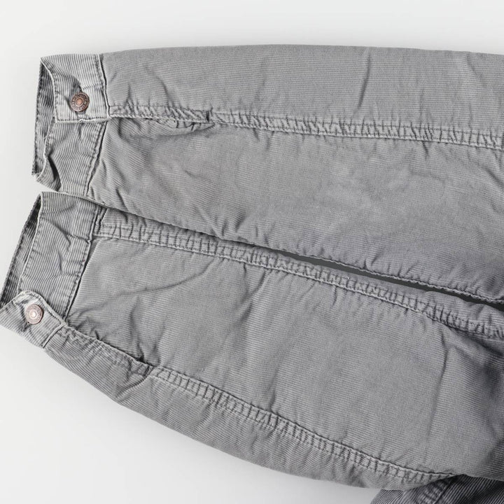 Levi's 71550-5419 Euro Model Trucker Jacket, Padded Corduroy Boa Jacket, Men's Size Medium cotton gray type Vintage Second Hand