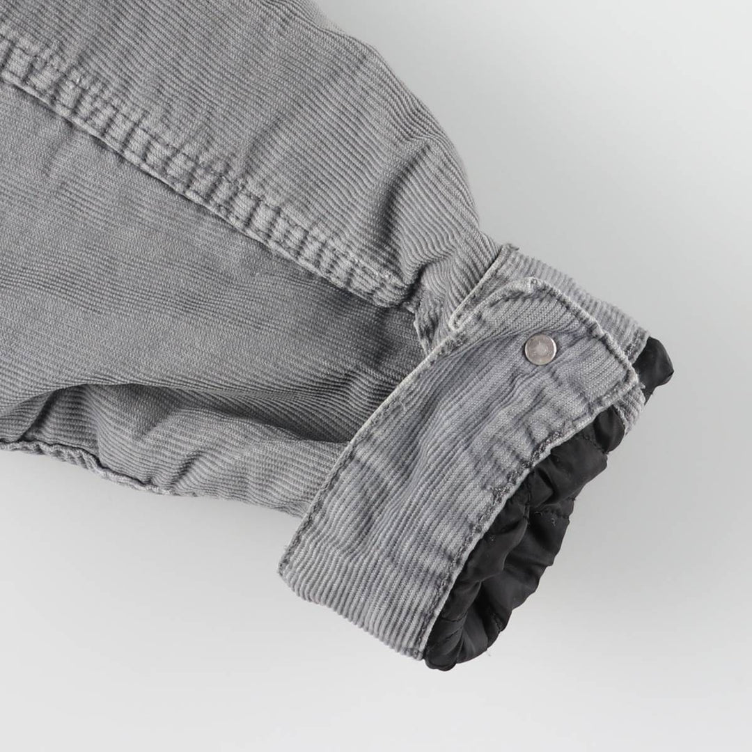 Levi's 71550-5419 Euro Model Trucker Jacket, Padded Corduroy Boa Jacket, Men's Size Medium cotton gray type Vintage Second Hand