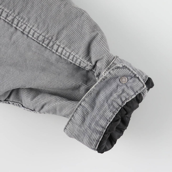 Levi's 71550-5419 Euro Model Trucker Jacket, Padded Corduroy Boa Jacket, Men's Size Medium cotton gray type Vintage Second Hand