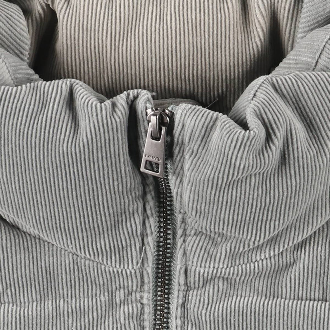 Levi's padded corduroy jacket, men's size XL cotton gray type Vintage Second Hand