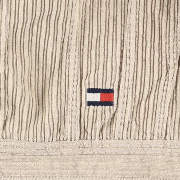 Tommy Hilfiger corduroy jacket, men's size M cotton pale white type Vintage Second Hand