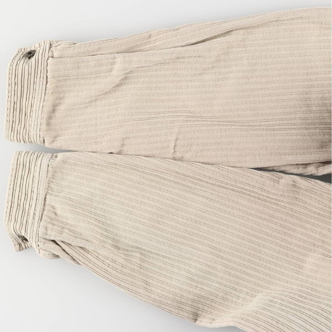 Tommy Hilfiger corduroy jacket, men's size M cotton pale white type Vintage Second Hand
