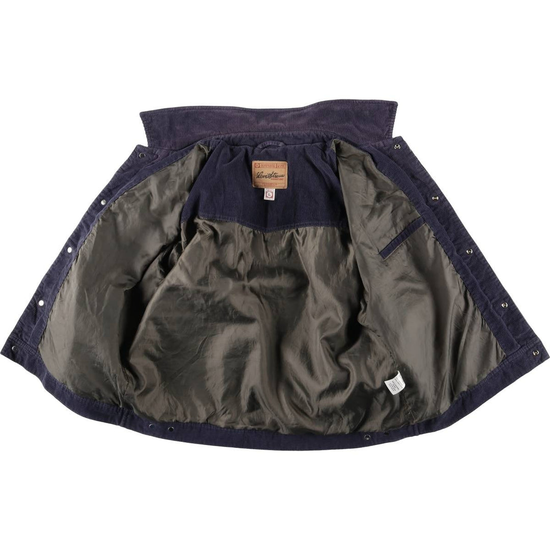 Levi's Signature Corduroy Jacket, Men's Size L cotton navy blue type Vintage Second Hand