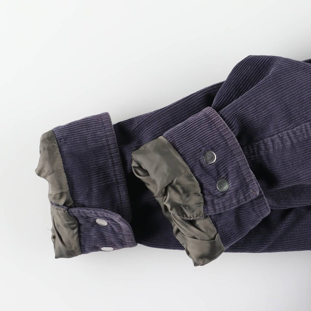 Levi's Signature Corduroy Jacket, Men's Size L cotton navy blue type Vintage Second Hand