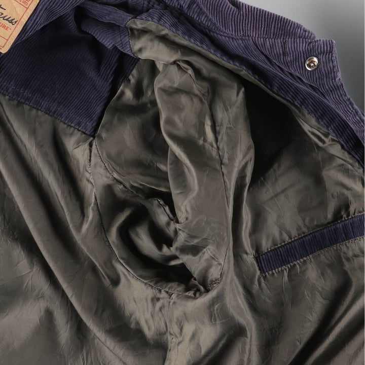 Levi's Signature Corduroy Jacket, Men's Size L cotton navy blue type Vintage Second Hand