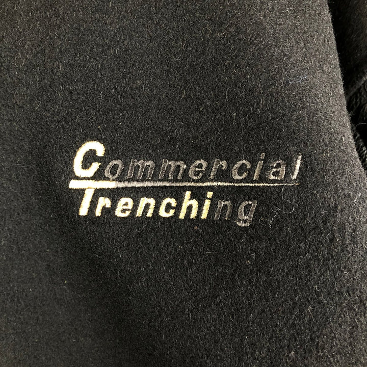 90'S Canada Sportswear Padded Collared Leather Sleeve Wool Varsity Jacket, Men's Size L wool black type Vintage Second Hand