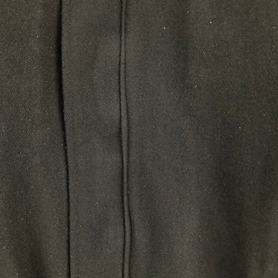 90'S Canada Sportswear Padded Collared Leather Sleeve Wool Varsity Jacket, Men's Size L wool black type Vintage Second Hand