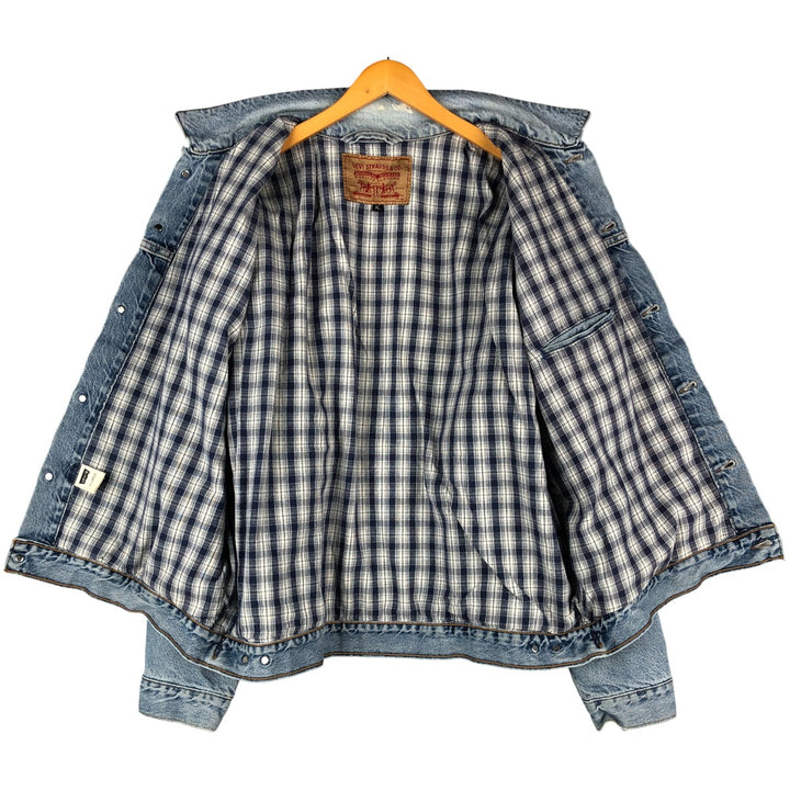 90'S Levi's 70699-0389 Padded Denim Jacket, Made in USA, Men's Size XL, Vintage cotton blue type Vintage Second Hand