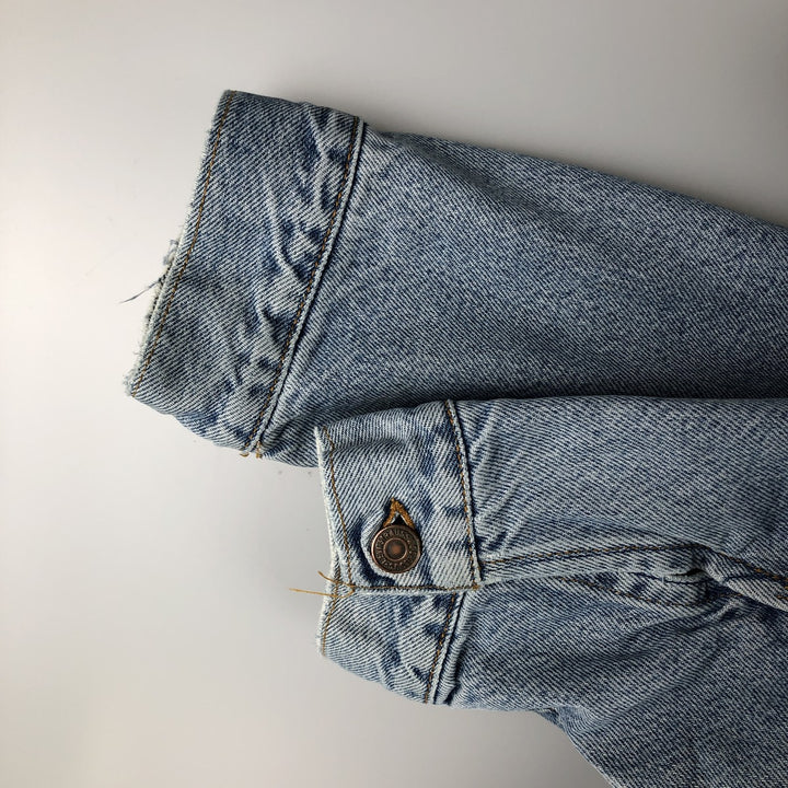 90'S Levi's 70699-0389 Padded Denim Jacket, Made in USA, Men's Size XL, Vintage cotton blue type Vintage Second Hand