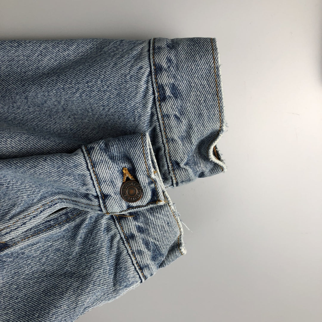 90'S Levi's 70699-0389 Padded Denim Jacket, Made in USA, Men's Size XL, Vintage cotton blue type Vintage Second Hand