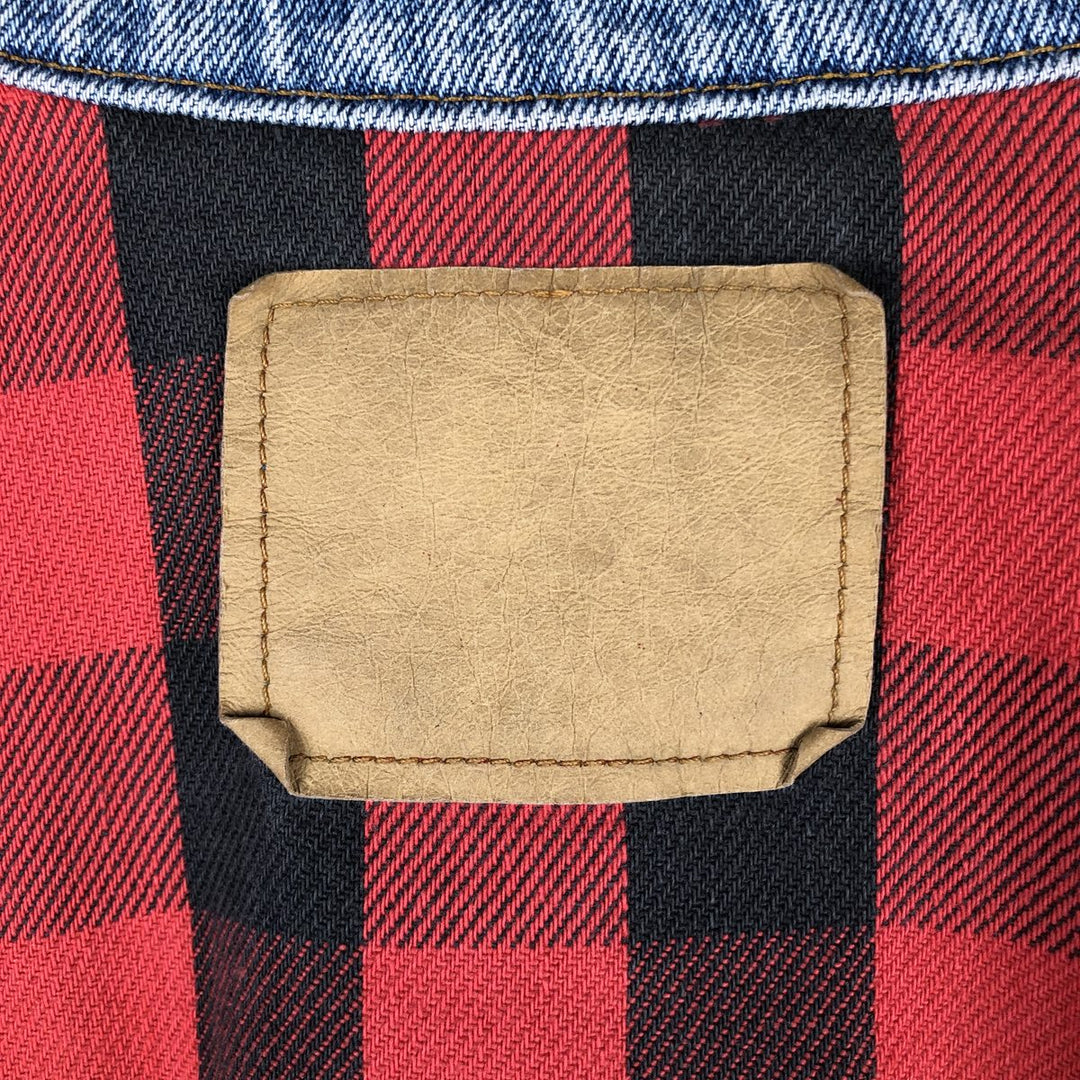 90'S Levi's 70417-4891 Denim Jacket, Made in USA, Men's XXL, Vintage cotton blue type Vintage Second Hand