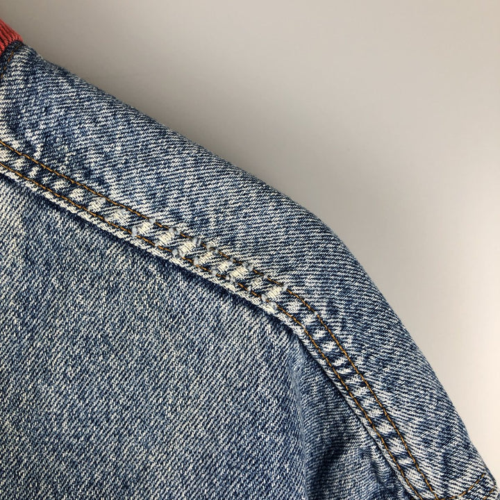 90'S Levi's 70417-4891 Denim Jacket, Made in USA, Men's XXL, Vintage cotton blue type Vintage Second Hand