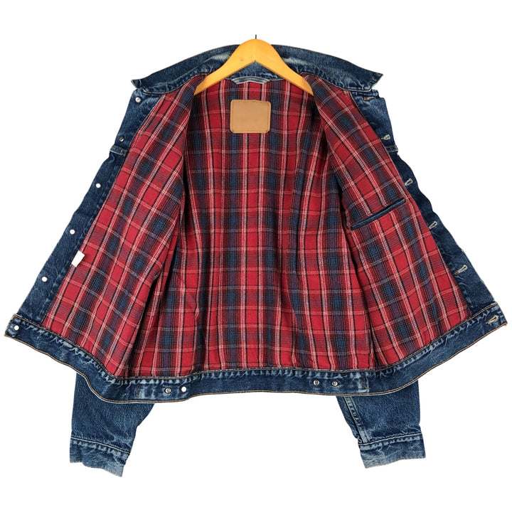 90'S Levi's denim jacket, denim jacket, men's size L, vintage unclear blue type Vintage Second Hand