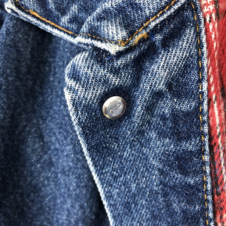 90'S Levi's denim jacket, denim jacket, men's size L, vintage unclear blue type Vintage Second Hand